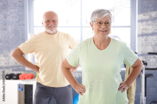 Vital pensioners exercising