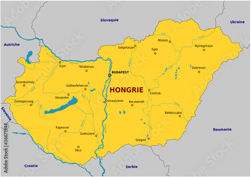 Εκτύπωση καμβά Hongrie
