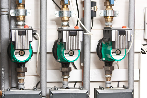 Quadro em tela water pumps
