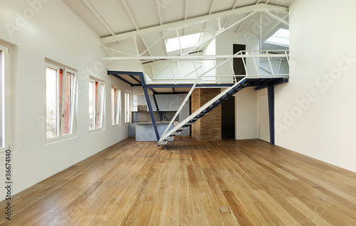 Canvastavla modern designer, apartment with mezzanine