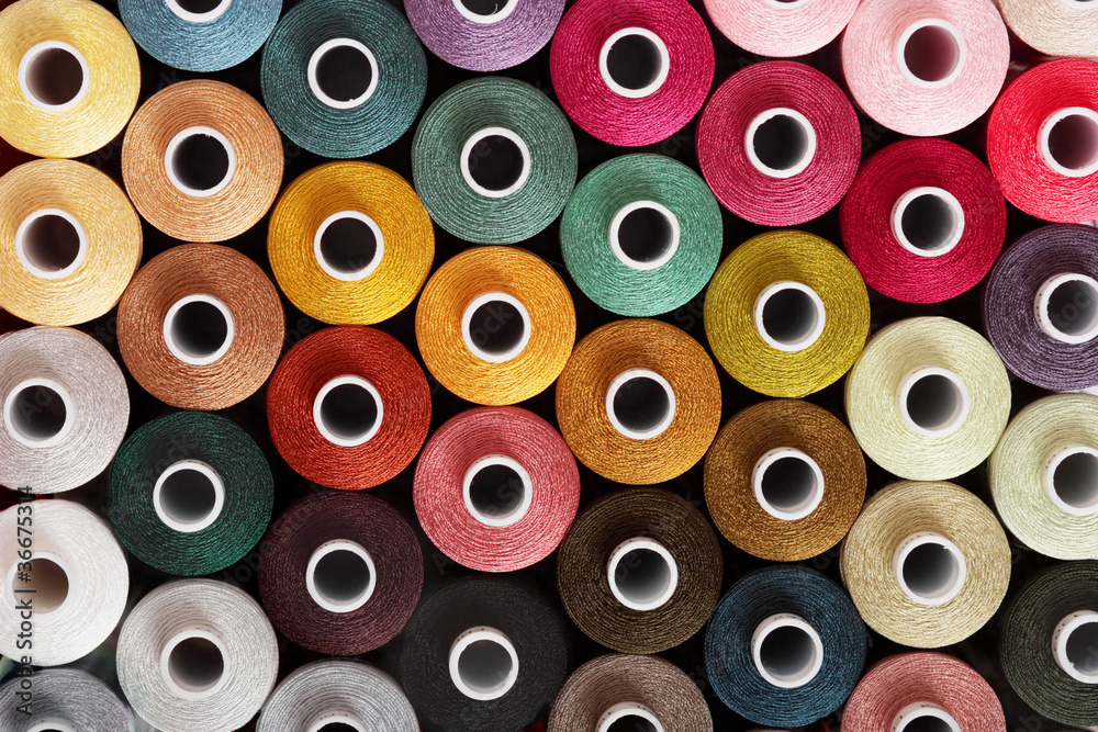 Sewing threads - obrazy, fototapety, plakaty 