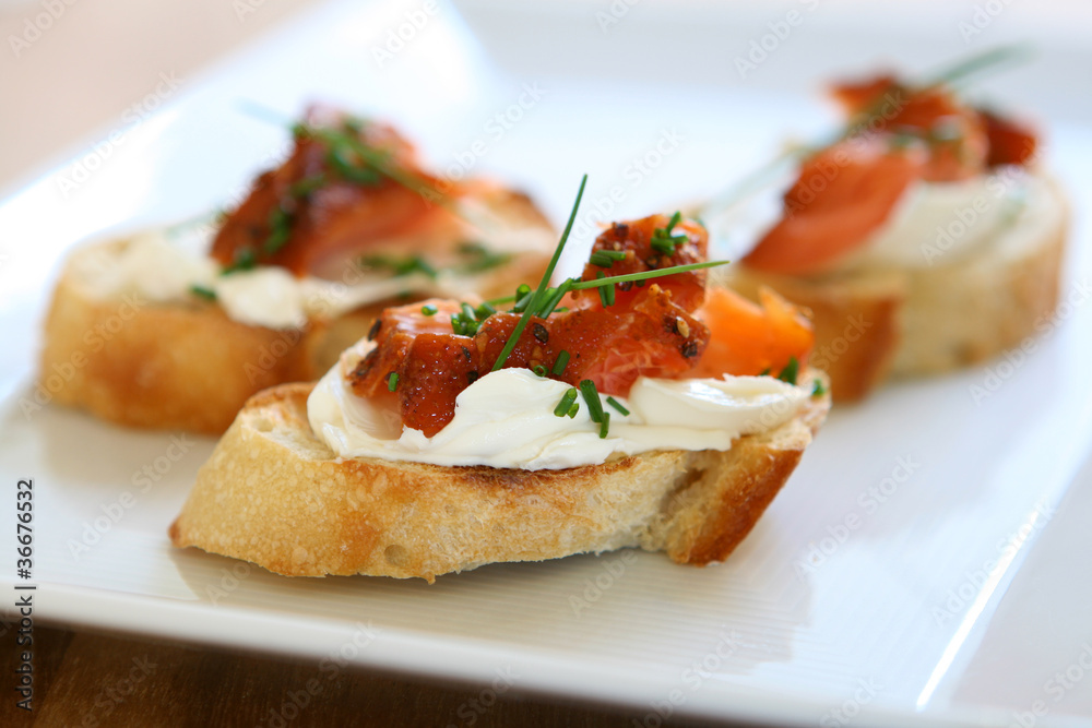 Smoked Salmon on Toast Smoked Salmon on Toast