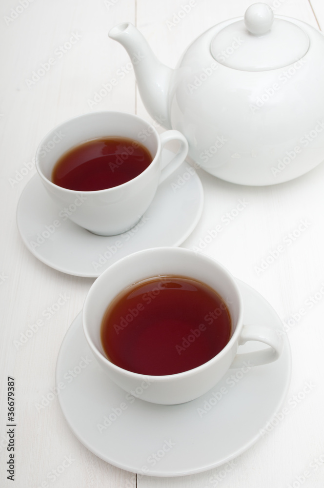 Cups of Tea and Teapot