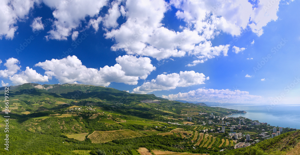 Obraz premium mountain landscape panorama