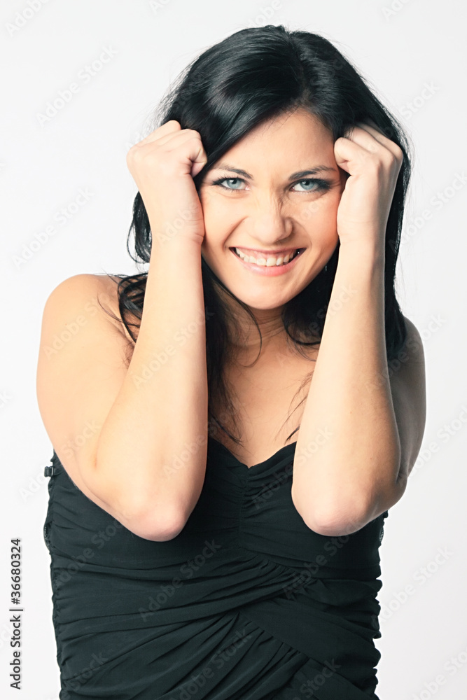 portrait of a beautiful young and very happy girl portrait of a beautiful young and very happy girl