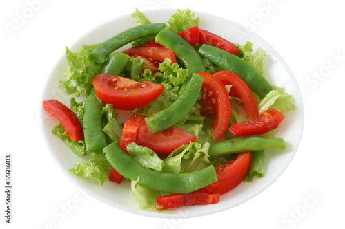 salad with green beans