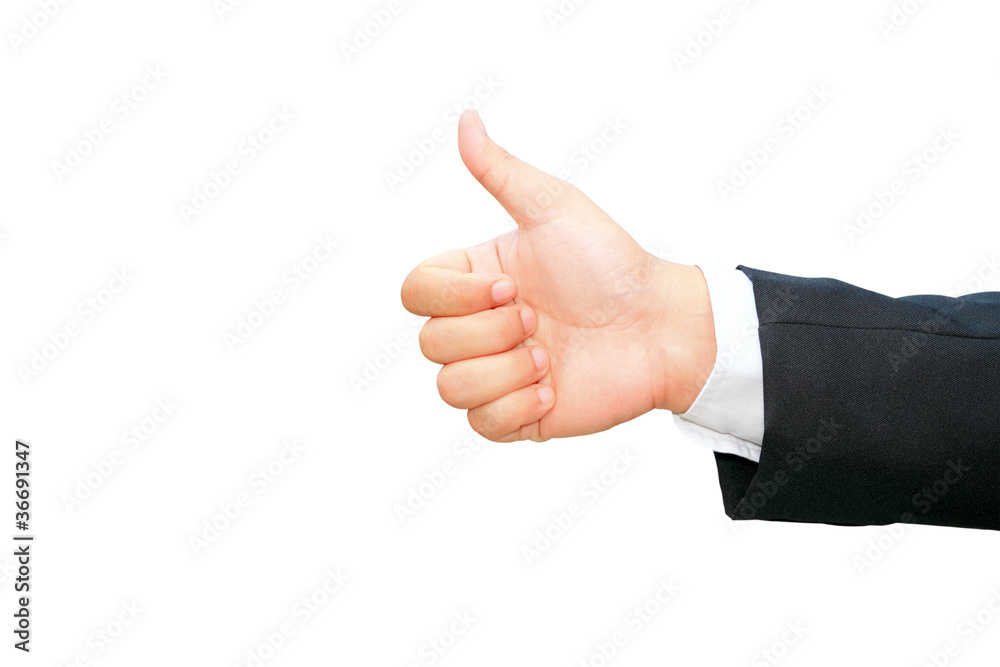 Empty hand isolated on white background Empty hand isolated on white background