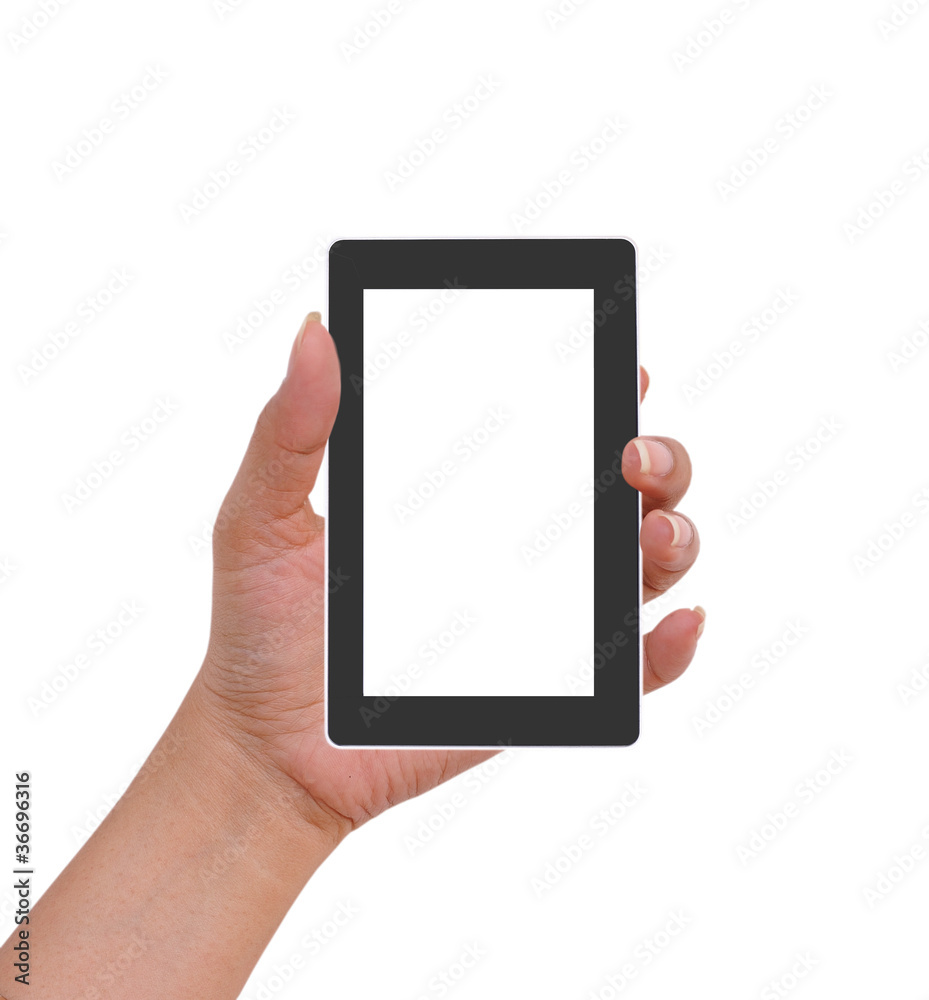 Hand female to hold card, mobile phone Hand female to hold card, mobile phone
