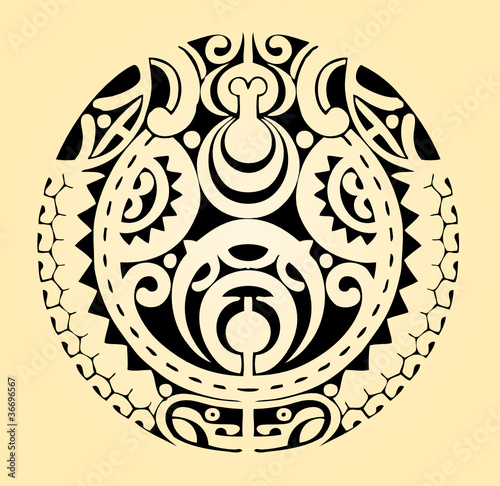maori the rock tattoo Stock Vector | Adobe Stock