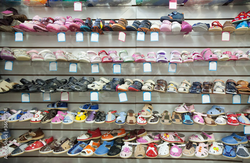 baby shoes at shop