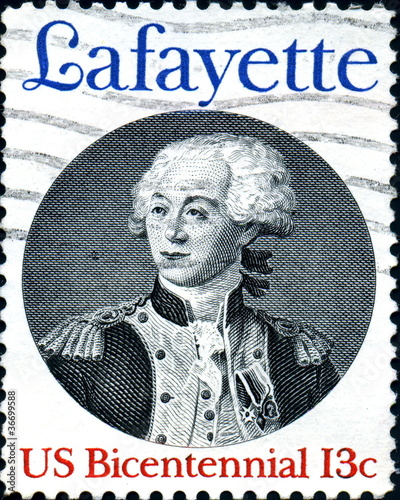 Lafayette. US Bicentennial. US Postage. photo