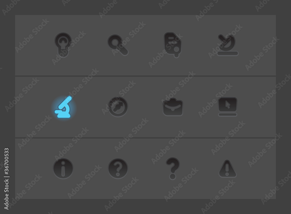 Icons for education and science Icons for education and science