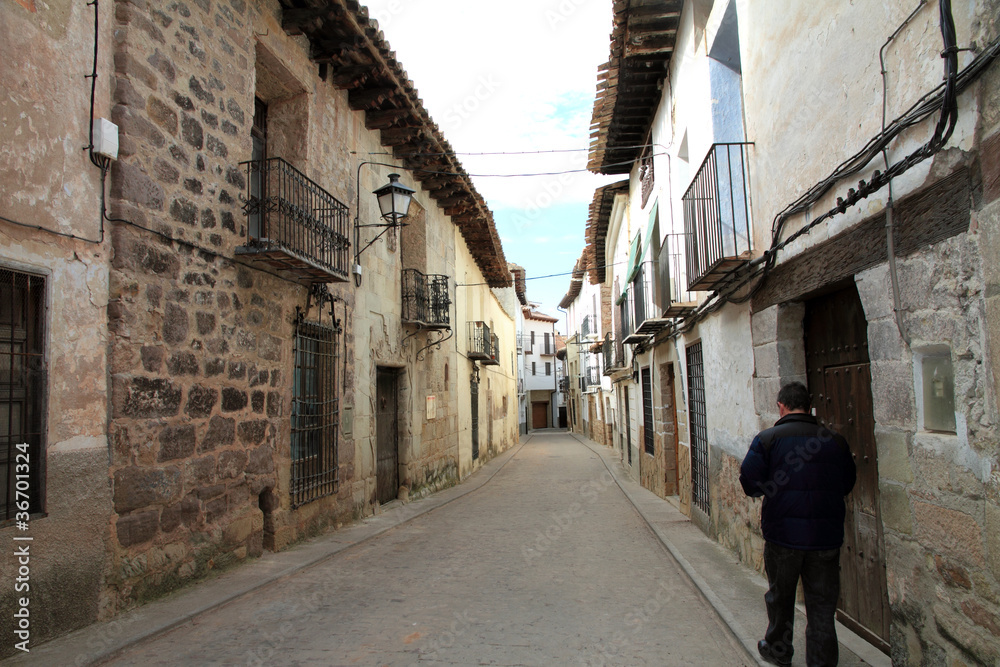 Mora de Rubiellos village Teruel province Aragon Spain
