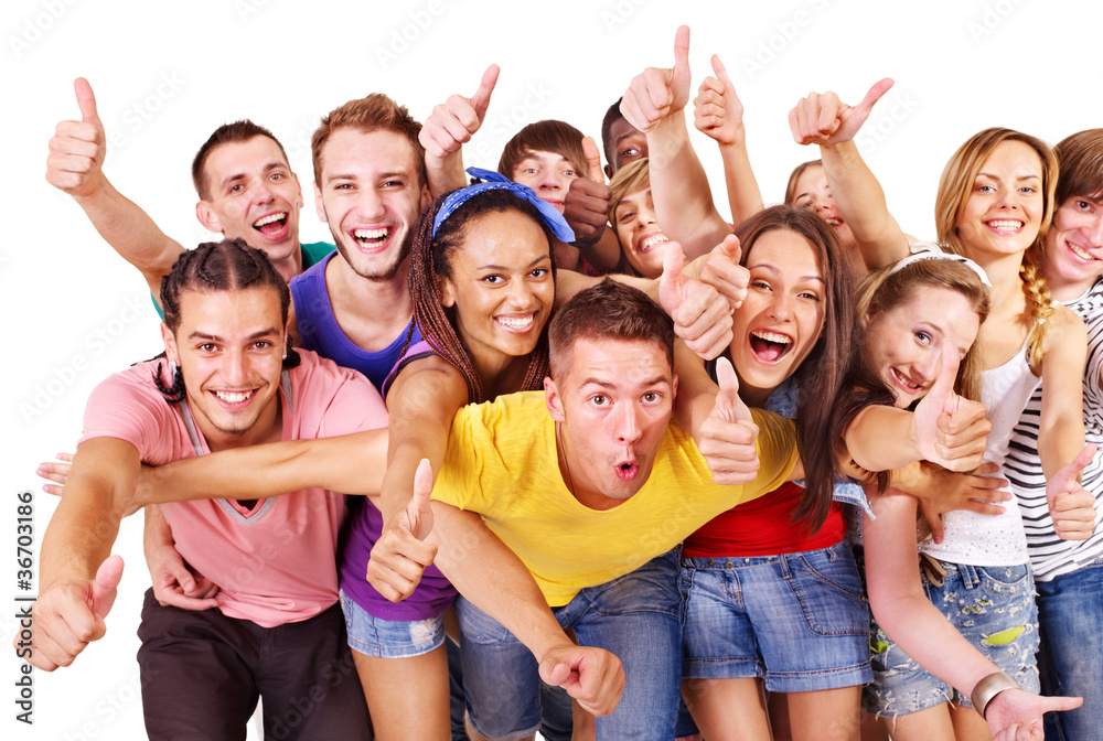 Group people. Group people.