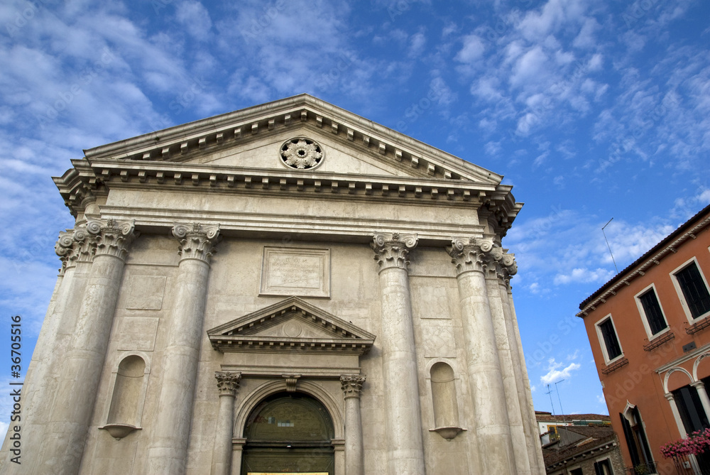 church in venice,veneto,italy