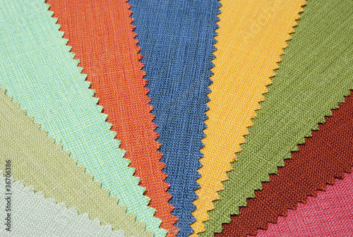 Multicolor tone of fabric texture sample