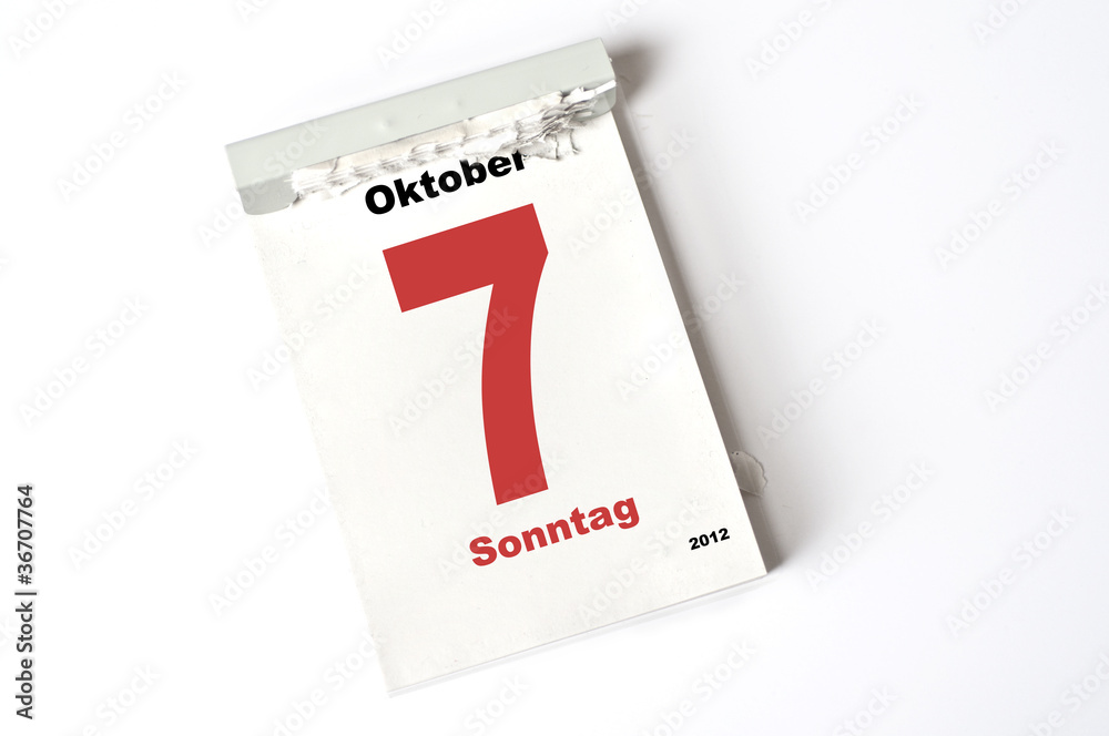7. Oktober 2012 7. Oktober 2012
