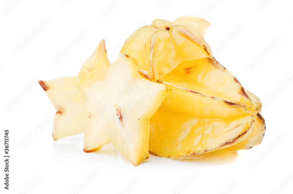 Fototapeta premium fresh yellow carambola