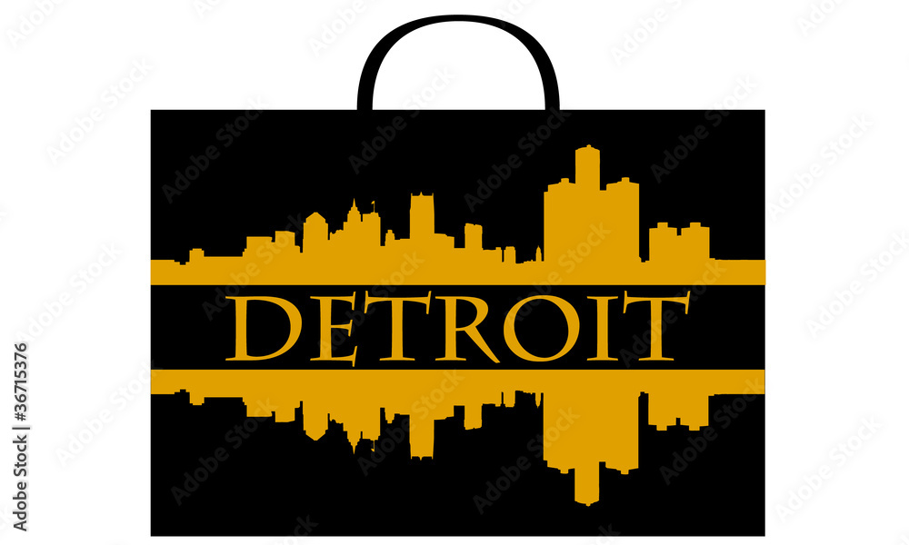 Naklejka premium Detroit shopping