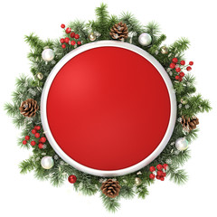 Christmas frame.