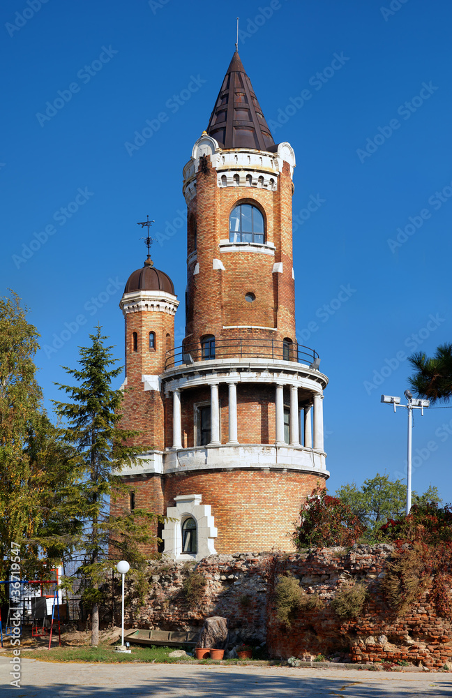 Gardos Tower (Millennium Tower) in Zemun, Belgrade, Serbia
