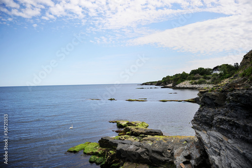 Cliff landsape near Newport, USA