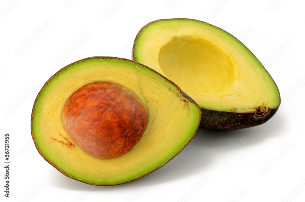 aufgeschnittene Avocado aufgeschnittene Avocado