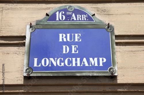 Paris street name