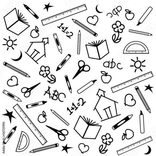 Back to School Blackboard Background