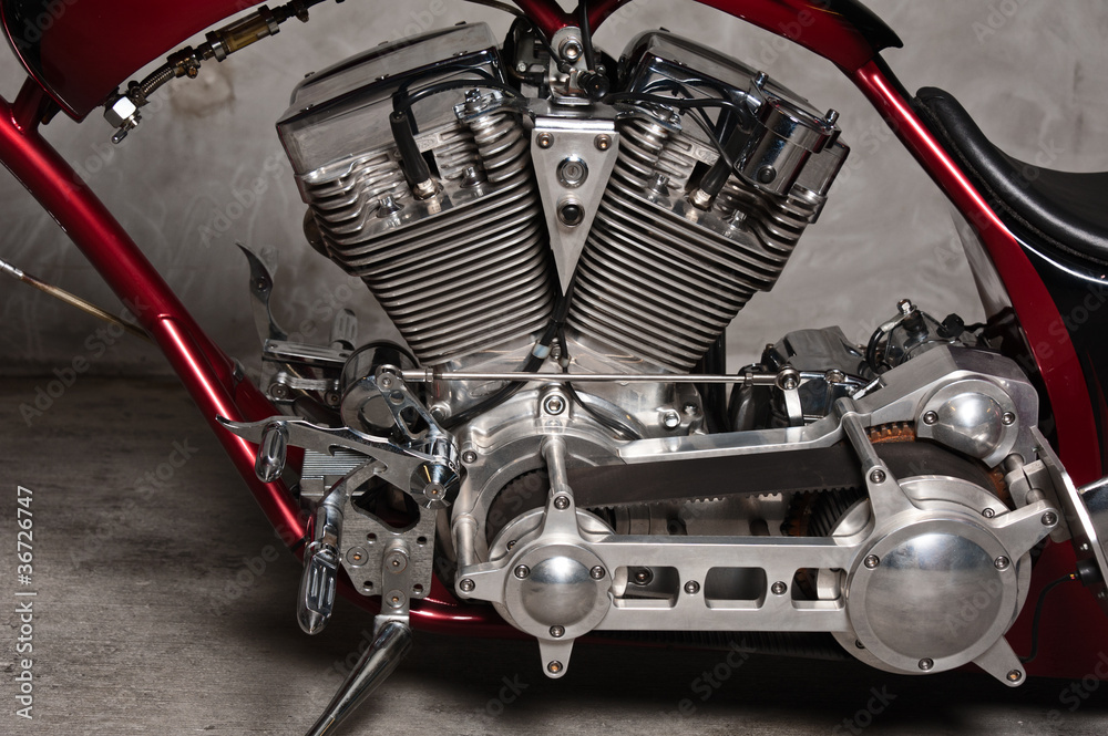 Fototapeta premium Motorcycle motor