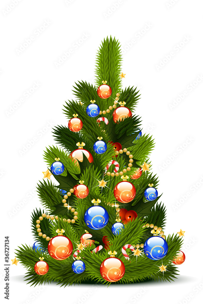 Christmas Tree with decoration Christmas Tree with decoration