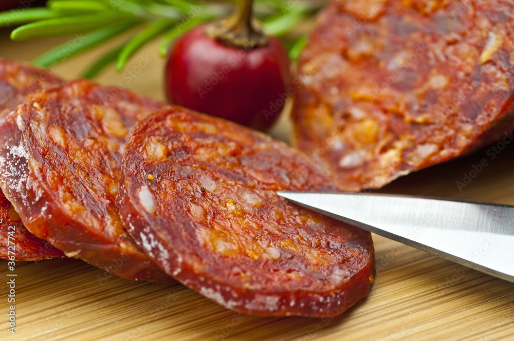 Chorizo spanische Wurstspezialität Chorizo spanische Wurstspezialität