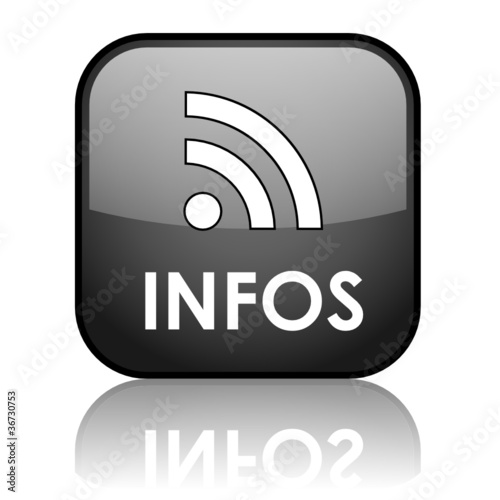Bouton Web INFOS (informations actualités rss écouter en direct)