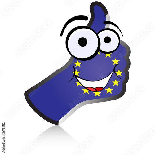 european hand giving ok
