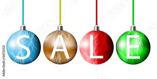 Christmas sales symbol