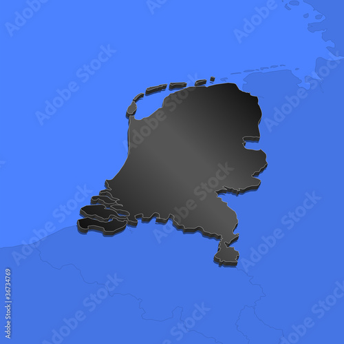 Map of Netherlands