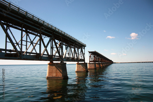 interrupted rail bridge to key west