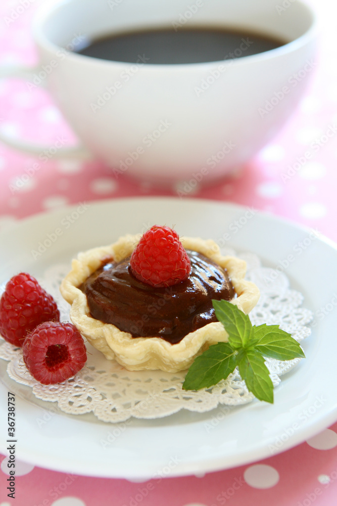 Chocolate Raspberry Tart Chocolate Raspberry Tart