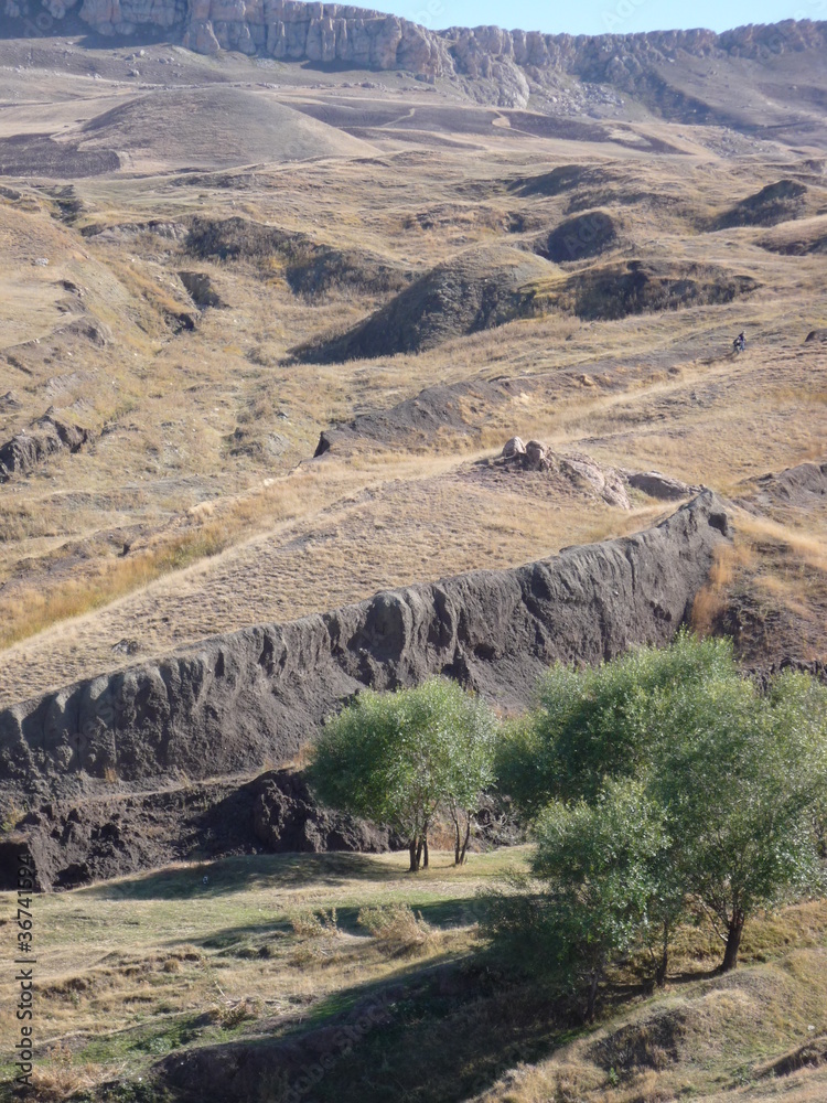 noahs ark real or fake? near mt ararat in turkey Stock Photo | Adobe Stock