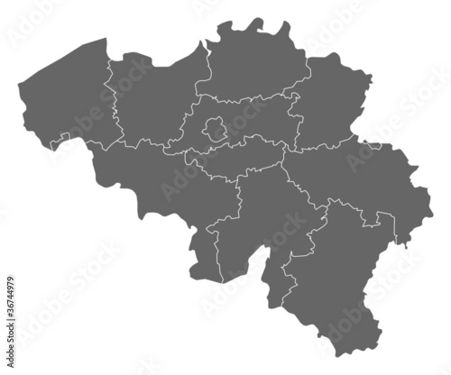 Map of Belgium photo