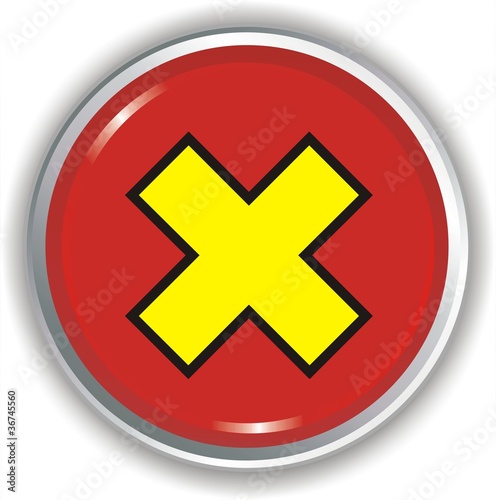 bouton croix