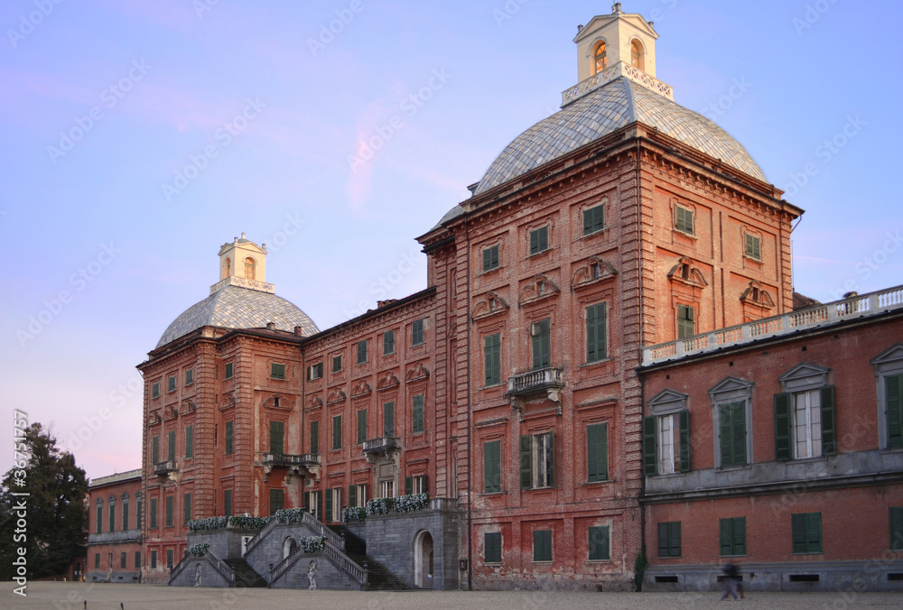 Obraz premium Racconigi Palace, north side