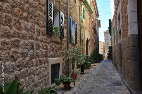 Fototapeta Naklejka Na Ścianę i Meble -  Gasse in Fornalutx, Mallorca