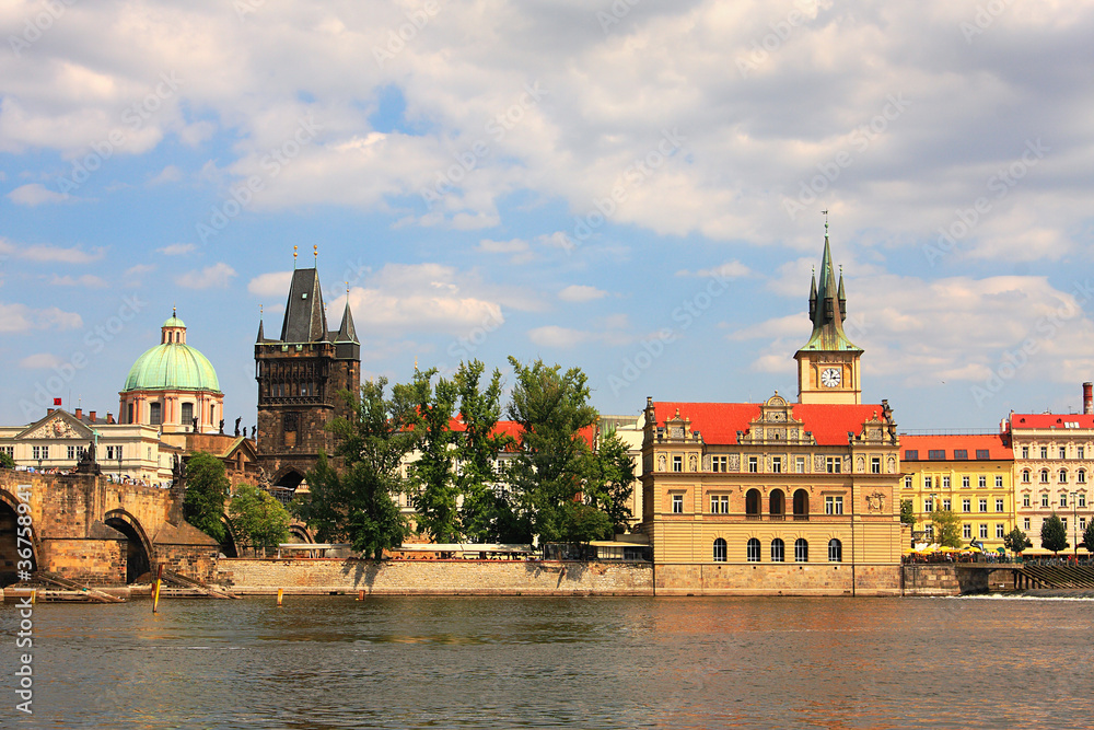 Fototapeta premium Historic part of Prague.