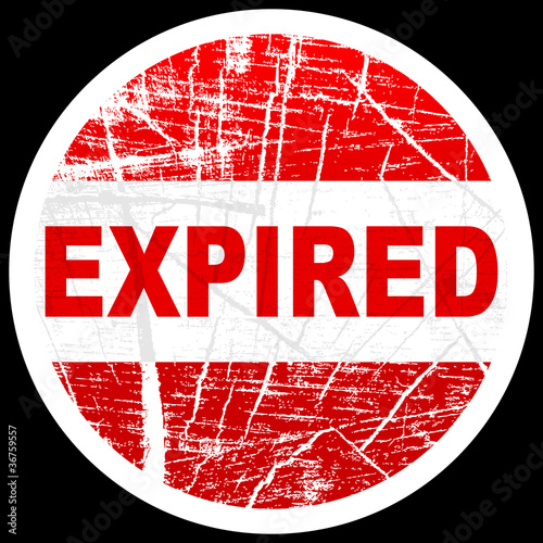 expired stamp