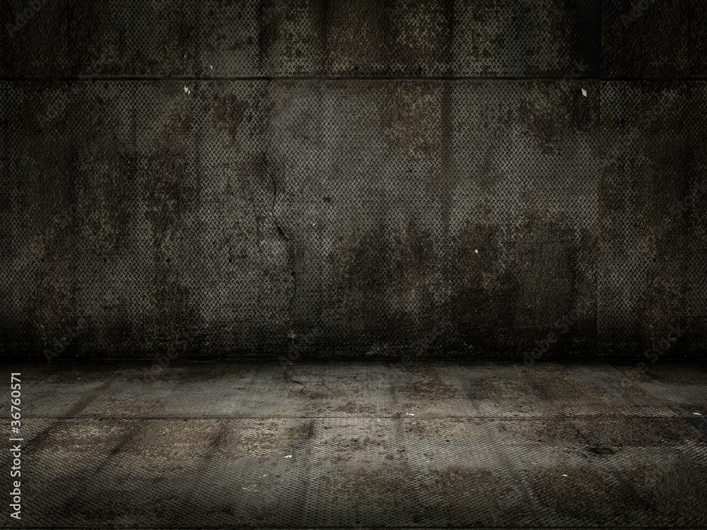 Grunge room Stock Illustration | Adobe Stock