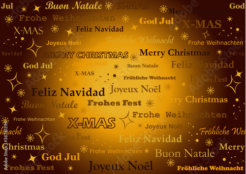 Weihnachten Gold seamless