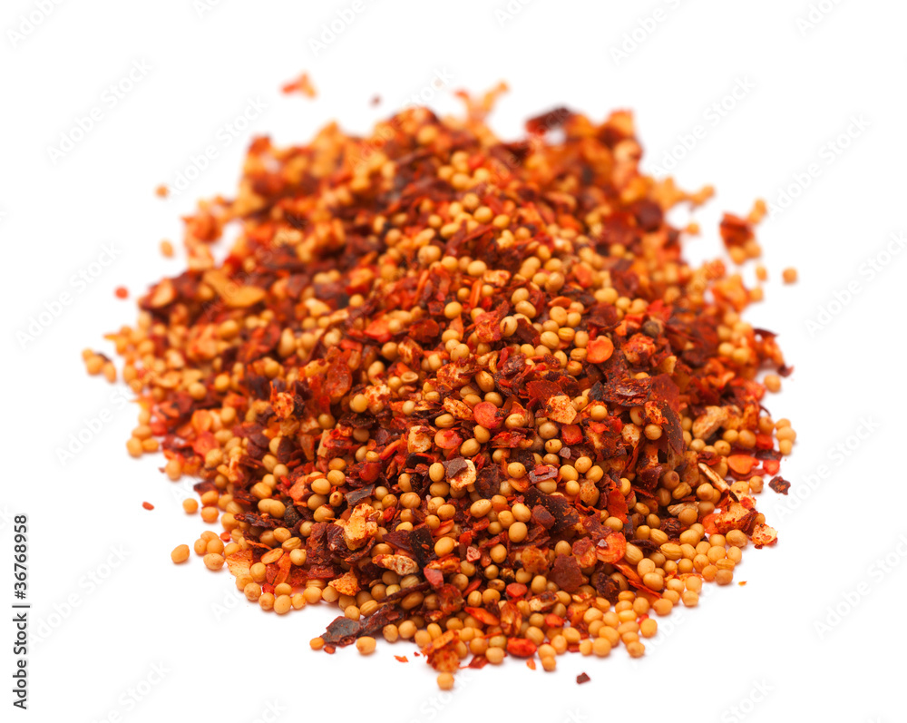 photo of multi-colored spices on white background photo of multi-colored spices on white background