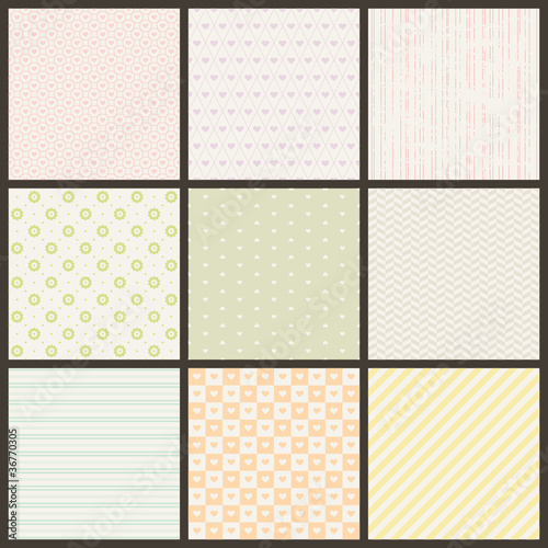 set of seamless patterns
