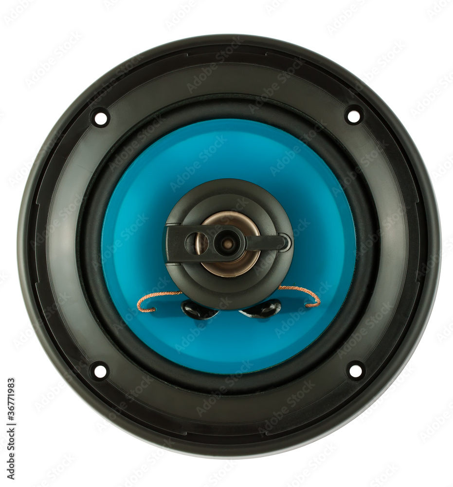 Blue loudspeaker Blue loudspeaker